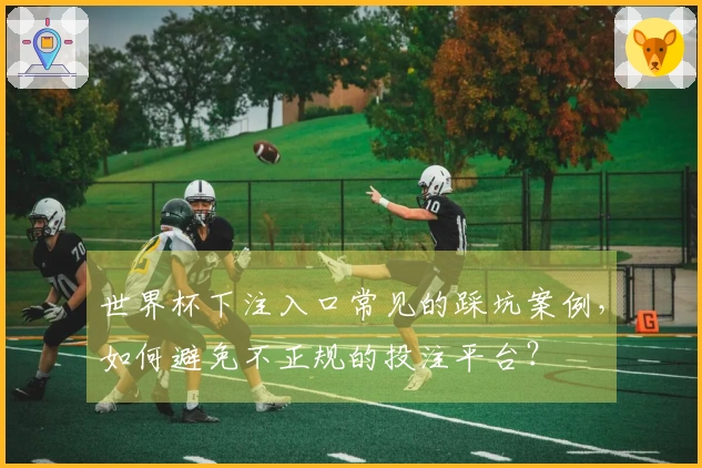 世界杯下注入口常见的踩坑案例，如何避免不正规的投注平台？