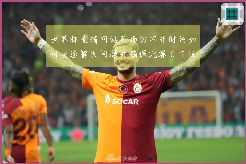 世界杯竞猜网站页面打不开时该如何快速解决问题并确保比赛日下注顺利进行